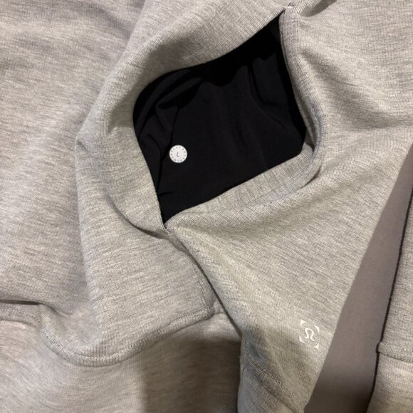 Lululemon City Sweat Hoodie Heathered Ultra Light Grey Gym Workout Training - Picture 2 of 6